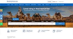 Desktop Screenshot of bookingjordan.com
